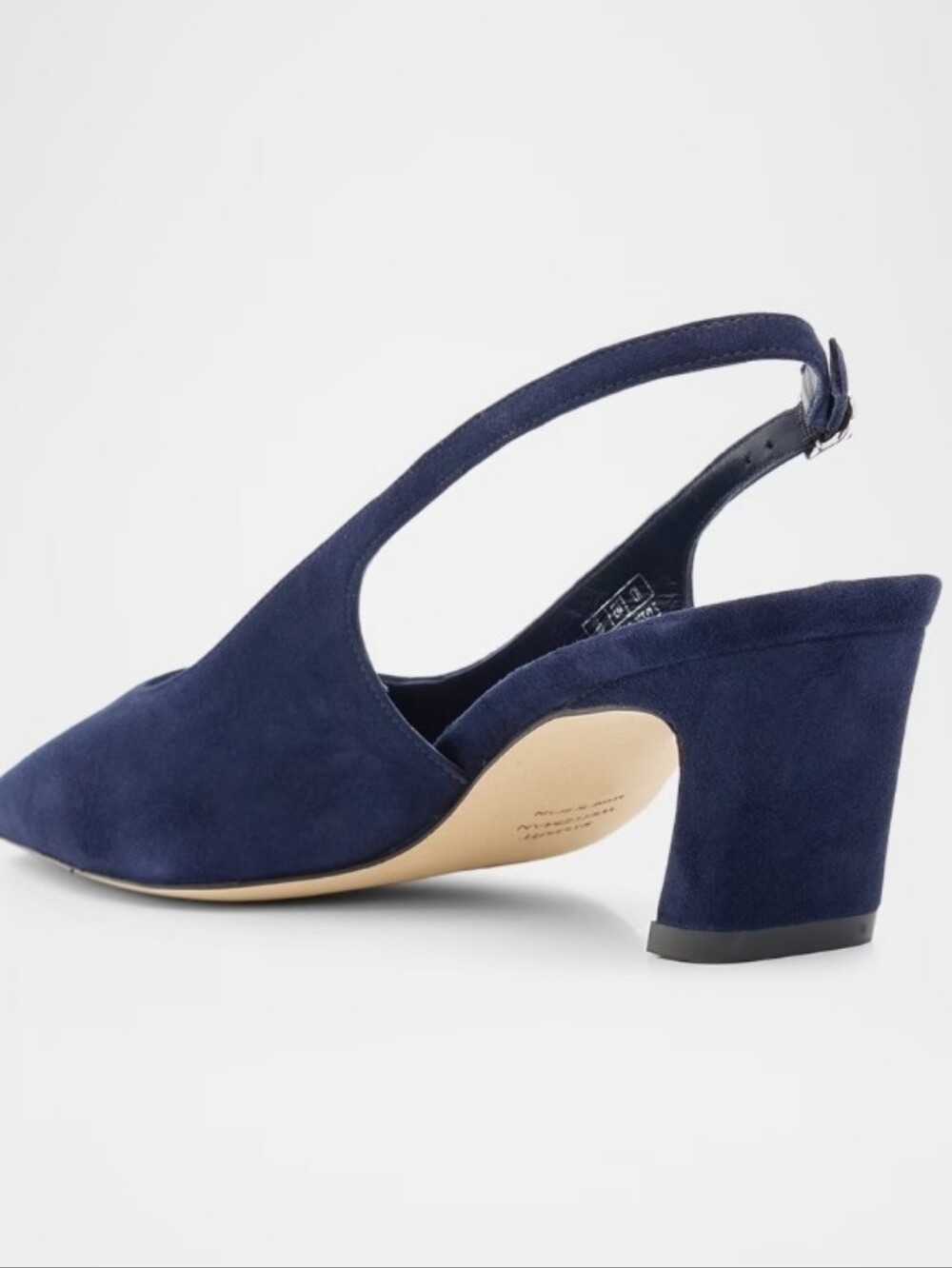 Stuart Weitzman Stassi Slingback Pump In Blue - Picture 6 of 12
